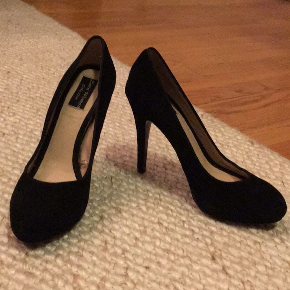 ZARA Premium Suede Pumps